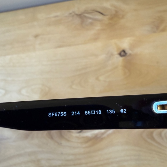 SALVATORE FERRAGAMO SUNGLASSES TORTOISE SHELL AMBER LENS SF675S 214 CLASSIC - Picture 10 of 11